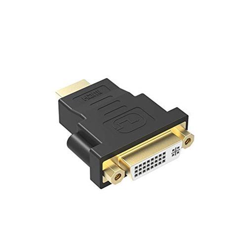1Goal HDMI Male to DVI Adapter, 24+5 Female Converter Gold-Plated 1080P ...