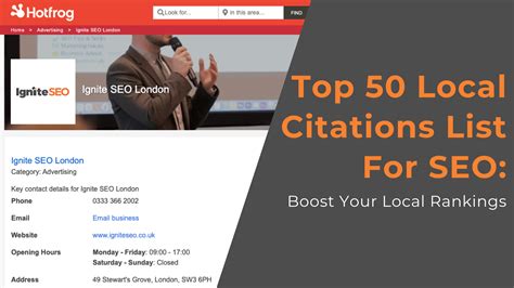 Top 50 Local Citations List for SEO: Boost Local Rankings