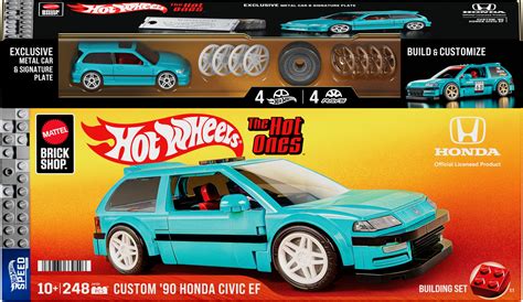 Hot Wheels Mattel Brick Shop Speed Series Building Set Honda Civic – In Demand Toys