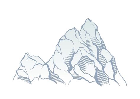 Mountain climbing route to top rock with red flag on peak business ...