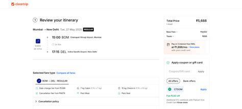 25% OFF ClearTrip Voucher Codes in India February, 2026