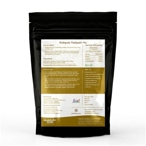 Buy Multigrain Thalipeeth Mix from Mumbai's Grainfully Yours Online ...