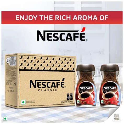 Nescafe Classic Instant Coffee Powder - 100% Pure & Soluble