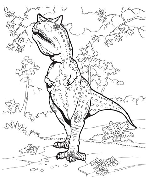 Cool Tyrannosaurus coloring page - Download, Print or Color Online for Free