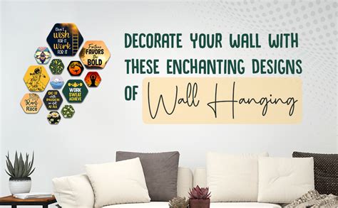 Artvibes Decorative Modern Wooden Wall Hanging Decoration for Home ...