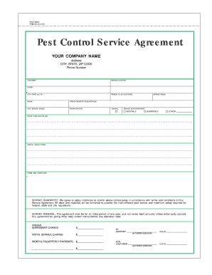 To Fill Out A Pest Control Report Template Professionals Need Up Among ...