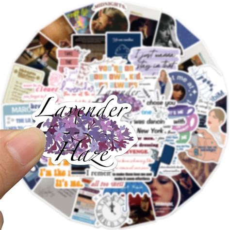 Buy 50Pcs Album Midnights Stickers for Kids, Pop Taylor Singer Popular ...