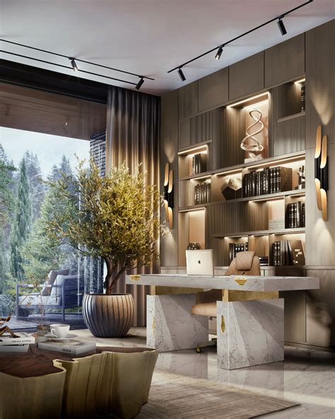 High-Tech Luxury Office 的图像结果