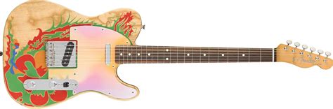 Buy Fender Jimmy Page Telecaster - Natural with Artwork Online at ...