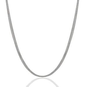Buy ERI Multy layers Cable 925 Sterling Silver Chain | Women's silver ...