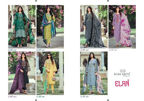 elan by riaz artz beautiful look karachi lawn printed unstitch suits ...