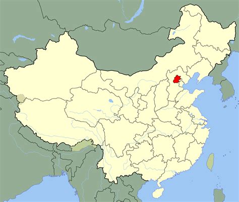 China Beijing Location Map - Mapsof.Net