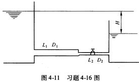 圆管与正方形管道的断面面积、长度、相对粗糙度都相等,且通过的流量相等,试求: (1)管流为层流_搜题易