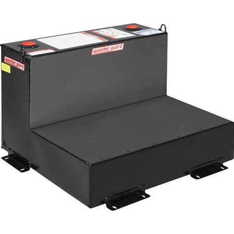 Weather Guard Steel Diesel Fuel Transfer Tank, 50-Gallon, L-Shaped ...