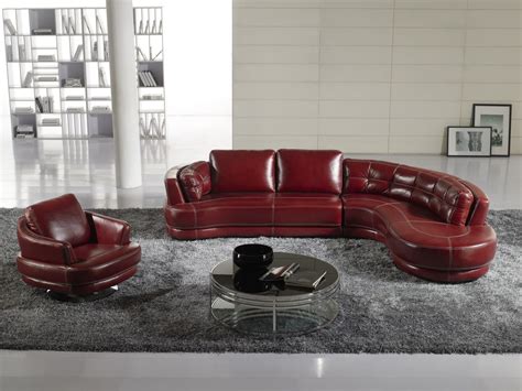 Round Leather Coffee Table With Glass Top | PainterLoad