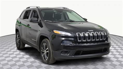 Jeep Cherokee 2016 SPORT AUTO A/C GR ELECT MAGS CAM RECUL BLUETOOTH usagée et d’occasion à ...