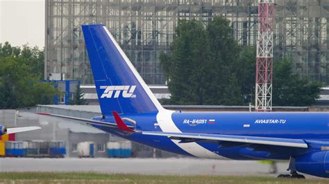 NOVOSIBIRSK, RUSSIAN FEDERATION JUNE 10, 2020 - Aviastar TU Russian ...