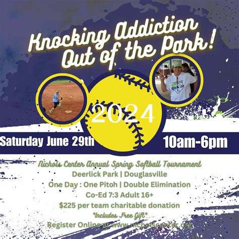 Knocking Addiction Out of the Park: Spring Softball Tournament ...