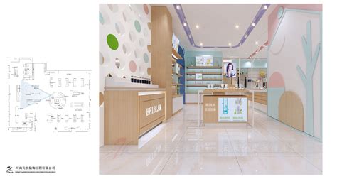 上海母婴店室内陈列装修设计图欣赏_装信通网效果图