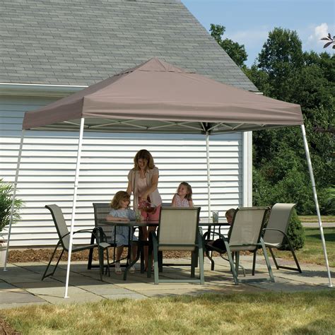 ShelterLogic Pop-Up 12' x 12' Canopy w/ Desert Bronze Cover