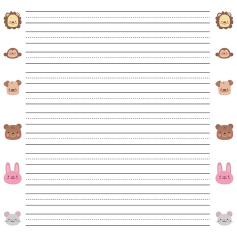 Free Printable Primary Lined Paper