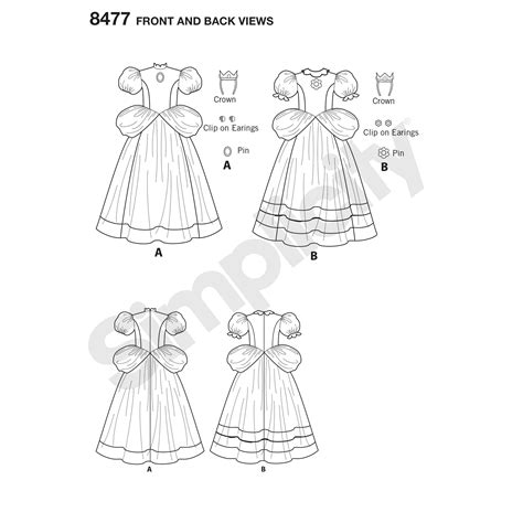 Buy Simplicity Girl's Nintendo Super Mario Princess Peach and Princess ...