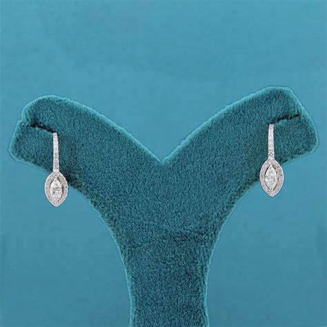 Cyrene Halo Diamond Hoop Earrings – Firefly Diamonds