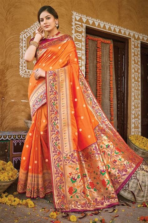 Shop Paithani Silk Sarees Collection Online | Karagiri – Page 2