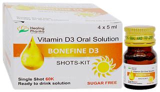 Bonefine D3 Shots Kit Solution 5ml: Uses, Side Effects, Price & Substitutes