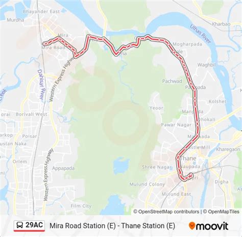 29AC Route: Schedules, Stops & Maps - Mira Road Station (E) (Updated)