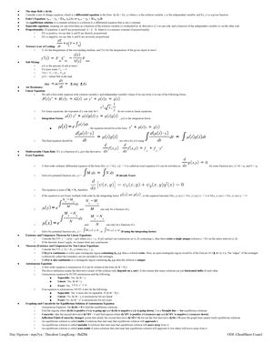 Image result for Solving First Order De