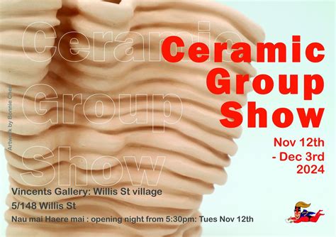Ceramic group show, Willis Street Village, 5 / 148 Willis Street ...