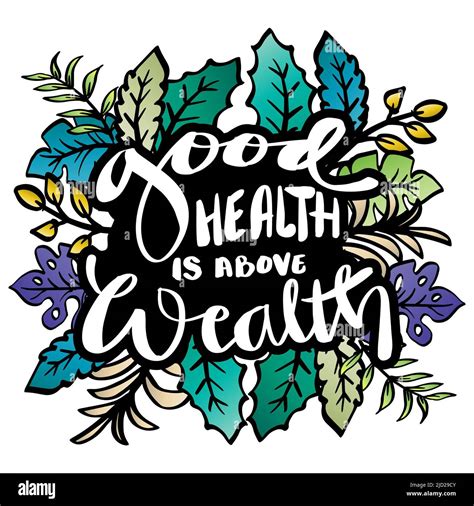 Health wealth Cut Out Stock Images & Pictures - Alamy