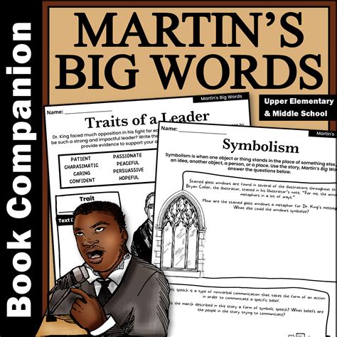 Martin's Big Words Read Aloud Activities | Black History Month Book ...
