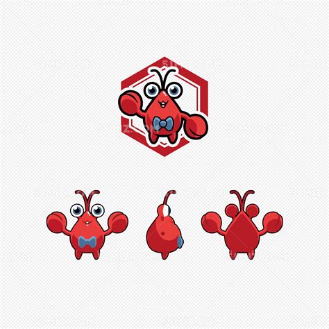 龙虾Logo素材图片免费下载 - LOGO神器