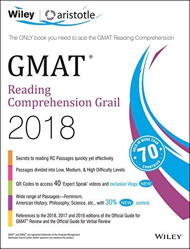 Wiley's GMAT Reading Comprehension Grail 2018 : Aristotle Prep: Amazon ...