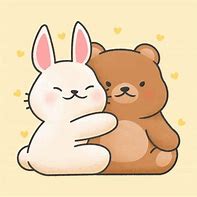 Image result for Cartoon Bunny Taking Care of Bear