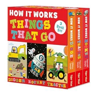 How It Works: Things That Go 3-book Boxed Set : Hepworth, Amelia ...