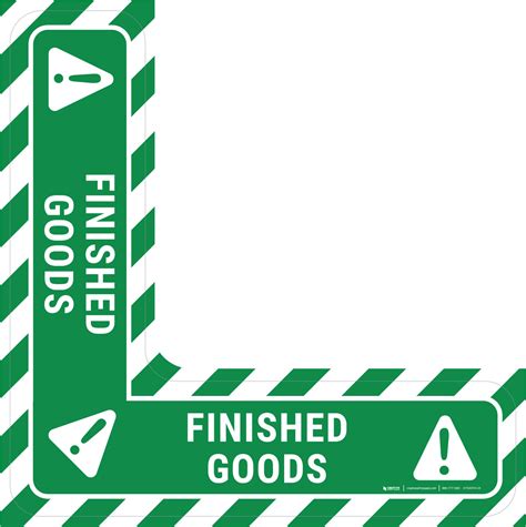 Finished Goods - Floor Sign Corner