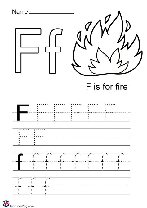 Free preschool letter f worksheet, Download Free preschool letter f ...