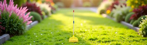 Lily Aura Plastic Garden Rake with 4ft Telescopic Metal Handle ...