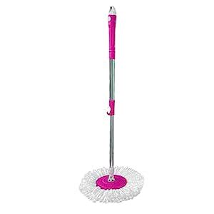 Skyrich Standard Mop Stick Rod and Refill - Stainless Steel Pole Spin ...