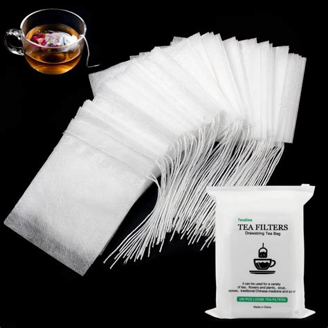 Amazon.com: 100 Pcs Disposable Tea Bags for Loose Leaf Tea ...
