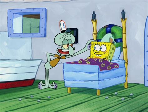 Spongebob Sleeping In Bed