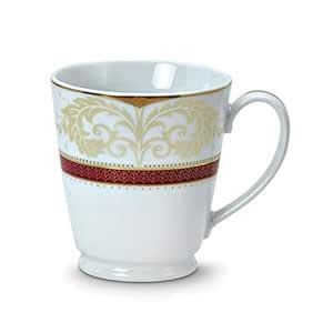 Noritake Japan 24K Gold Porcelain Milk Mugs Set of 2, 370ml - Elegant ...