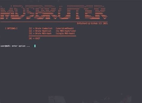 Python Md5 Hash 的图像结果