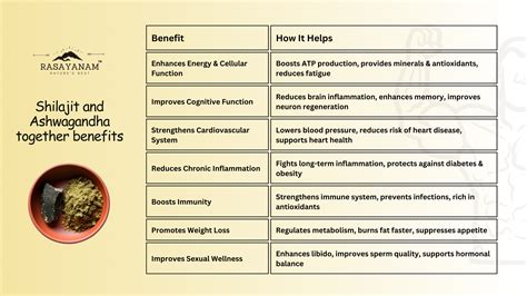 Top 8 benefits of taking Shilajit and Ashwagandha together - Rasayanam