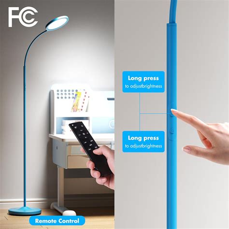 Mercer41 Super Bright LED Floor Lamp With Dimmable Color Temps ...