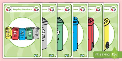 UAE Recycling Centre Containers (teacher made) - Twinkl