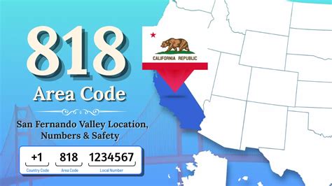 818 Area Code Map 的图像结果